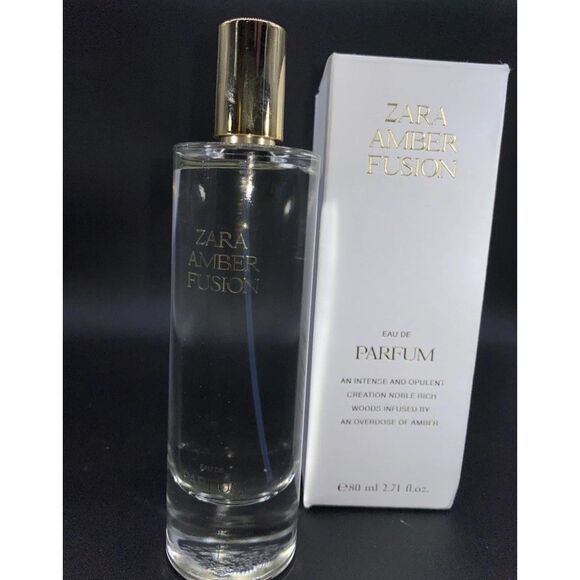 ZARA AMBER FUSION for WOMEN 2.71 oz (80 ml) Eau de Parfum EDP Spray NEW Open Box - Picture 1 of 3